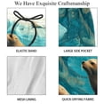 thumbnail image 4 of luoweisi Men's Beach Shorts Quick Dry Swim Trunks with Mesh Lining Sea Lion L, 4 of 5