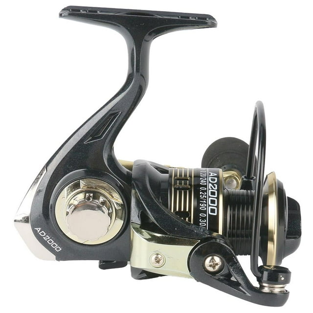 Soidarity Carrete de pesca AD2000 5,2: 1 relación de velocidad carrete de pesca fácil de operar carrete de pesca giratorio ligero para río de pesca al Pescar No.1 Soidarity OD010438-01
