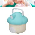 thumbnail image 1 of Mushroom House Bank, Mushroom House Coin Bank Large Inside Space Money Saving Plastic Cute Shape With Key For Home Blue, 1 of 8