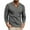 Dark Gray, variant on qucoqpe Men's Cotton Tunic Blouse Tops Casual Long Sleeve Pullover Tee Shirt Lightweight Button Neck Sweatshirt