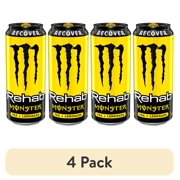 (4 pack) Monster Rehab Tea Lemonade Energy Drink, 1 count, 15.5 fl oz
