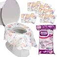 thumbnail image 1 of Fundas Impermeables para Asiento de Inodoros Unicornios XL, Paquete de 20 Unidades para Niños y Adul, 1 of 6