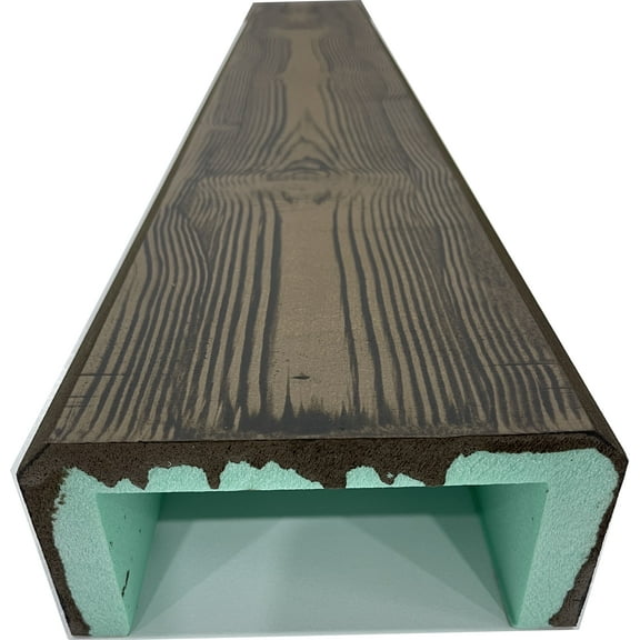 Faux Wood Beam - XPS Foam - 48" Long