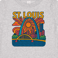 thumbnail image 4 of Inktastic St. Louis Skyline Retro Style Boys or Girls Baby T-Shirt, 4 of 5
