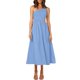 thumbnail image 2 of TRKIYQC vestidos largos acampanados para mujer 2022, verano sin mangas de un hombro fruncido Color sólido recorte de una pieza TRKIYQC casual, 2 of 6