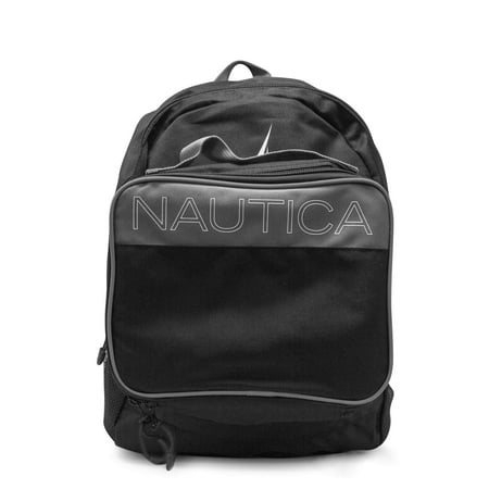 Nautica Kids Black Brights Backpack with lunch