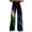 Green 1, variant on kaondbfi Spring Fall Essentials Casual Clothing Women's Flower Print Casual Wide Leg Pants Summer Casual Pants for Women