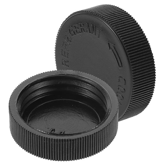 GETAJGHSD 2Pcs Black Radiator Reservoir Caps Replacement for Car Coolant Tank Easy Installation