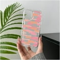 thumbnail image 3 of Cute Pink Graffiti Clear Soft Phone Case Compatible with iPhone Case (Clear,iPhone 14 Pro Max), 3 of 5