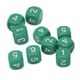 thumbnail image 1 of 20 Pcs 6 Côtés Chiffres, 4 Couleurs, Design Coins Arrondis Ensemble de Plastique Outils Éducatifs pour Jeux de Société, 1 of 8