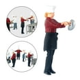 thumbnail image 4 of Figuras 1/64 de 2 Piezas Baoblaze Cocinan Callejera en Miniatura Resina, 4 of 8