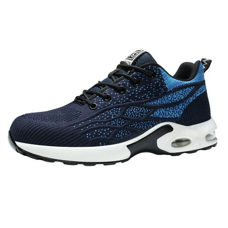 

Steel Toe Shoes for Men Women Lightweight Breathable Working Sneakers Nonslip Safety Shoes for Industrial Construction