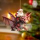 thumbnail image 3 of Decoración Navidad Dibujos animados Dragón Decoraciones Acrílico para Fiesta de Navidad (A), 3 of 7