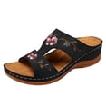 thumbnail image 2 of Women's Arch Support Flip Flops, Comfortable Orthopedic Sandals Dressy Summer Orthotic Thong Sandals Ladies Slip on Slides for Walking Beach, 2 of 6