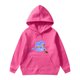 thumbnail image 1 of Moonsky Sudadera con capucha y cordón HUNTRX, estampado de grupo de chicas coreanas, jersey corto, suave y cómodo, top de manga larga para primavera y otoño.,Rosa intenso,140, 1 of 5