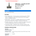 thumbnail image 2 of TPMS Sensor - Compatible with 2007 - 2010 Chrysler Sebring 2008 2009, 2 of 2