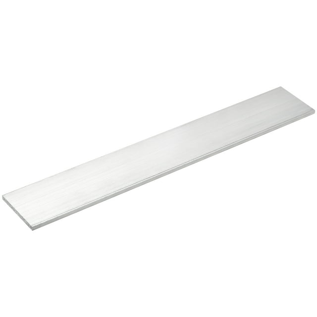 Unique Bargains Square Aluminum Flat Bar, 1 Pack 3/16' Thickness 2' Width 12' Length