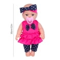 thumbnail image 4 of 12 Inch Baby Doll for Girls - Soft Vinyl Play Doll with Polka Dot Outfit & Pacifier, Ideal for Pretend Play & Gifting, 4 of 7