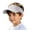 Light Gray, variant on Ticikt Kids' Adjustable Sun Visor Hat, UPF 50 Lightweight Cap for Sports and Beach,Purple