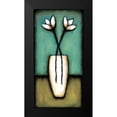thumbnail image 2 of Eve 11x18 Black Modern Framed Museum Art Print Titled - Water Blossoms I, 2 of 5