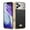 Black, variant on Case For IPhone 17 Pro Max/17 Pro/17 Air/17, Slim Snake Pattern Leather Case Electroplated Luxury Back Cover Anti-Scratch Protection Shell