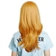 thumbnail image 4 of Pelucas con flequillo para mujer, peluca ondulada suelta de 70 cm de largo, rizada, para cosplay, fiesta, anime, peluca ondulada de cabello completo., 4 of 4