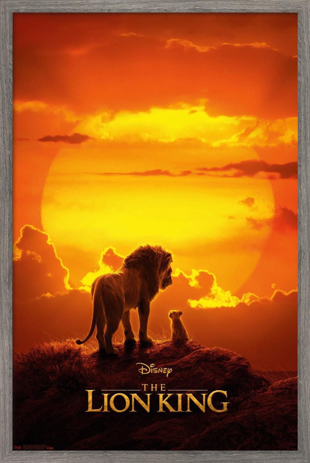 Disney The Lion King - Mufasa And Simba Wall Poster