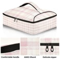 thumbnail image 2 of Iauyy Casserole Carrier for Hot Food Insulated Casserole Travel Carry Bag with Lid Food Warmer Bag for Party/Picnic,Solid-colored Checkered Pattern, 2 of 7