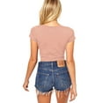 thumbnail image 2 of Vivian's Fashions Top - Crop Top, Short Sleeve, 2 of 4