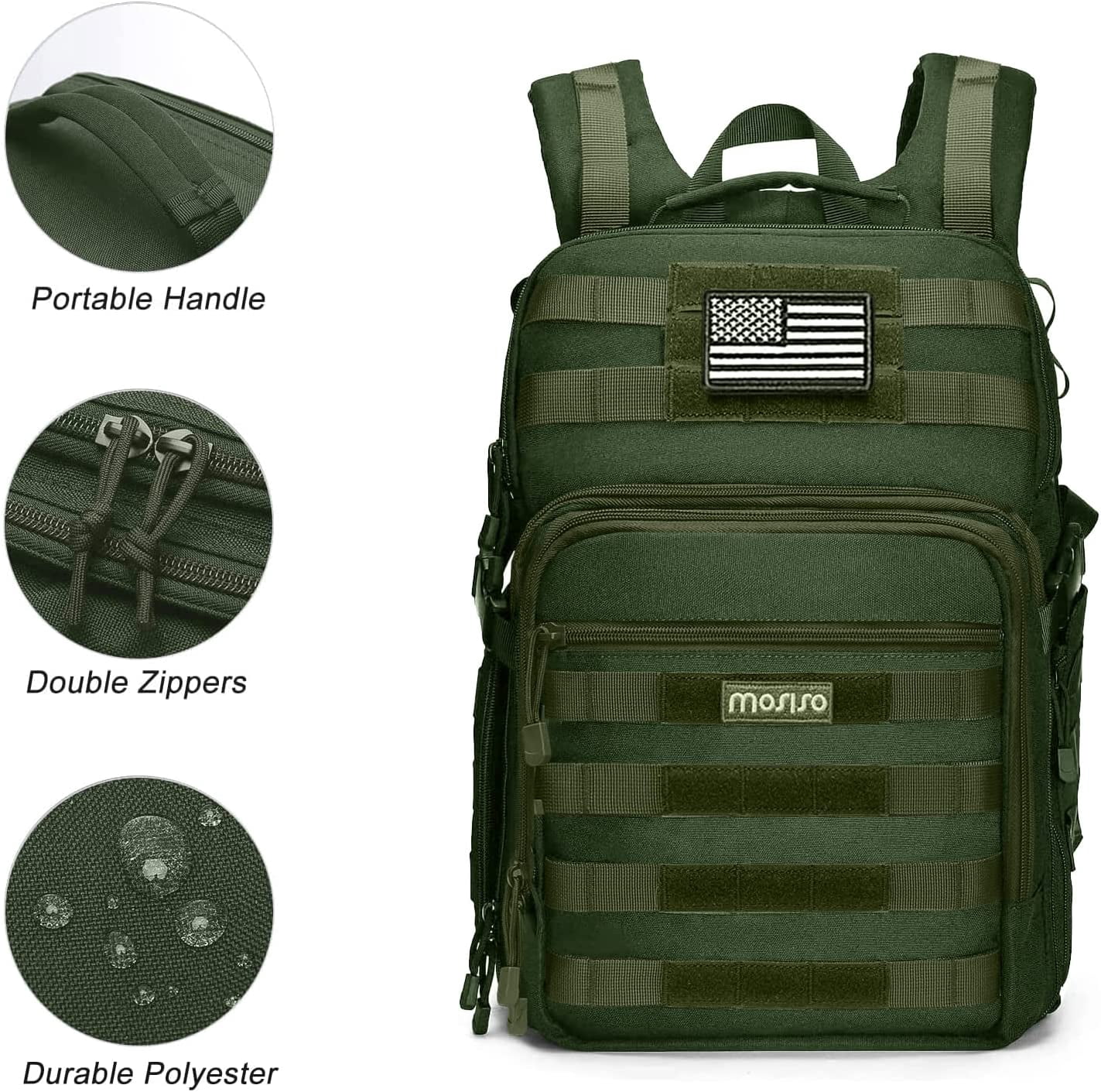Mosiso Camera Backpack Professional DSLR/SLR/Mirrorless Camera Bag with Laptop Compartment for Canon/Nikon/Sony