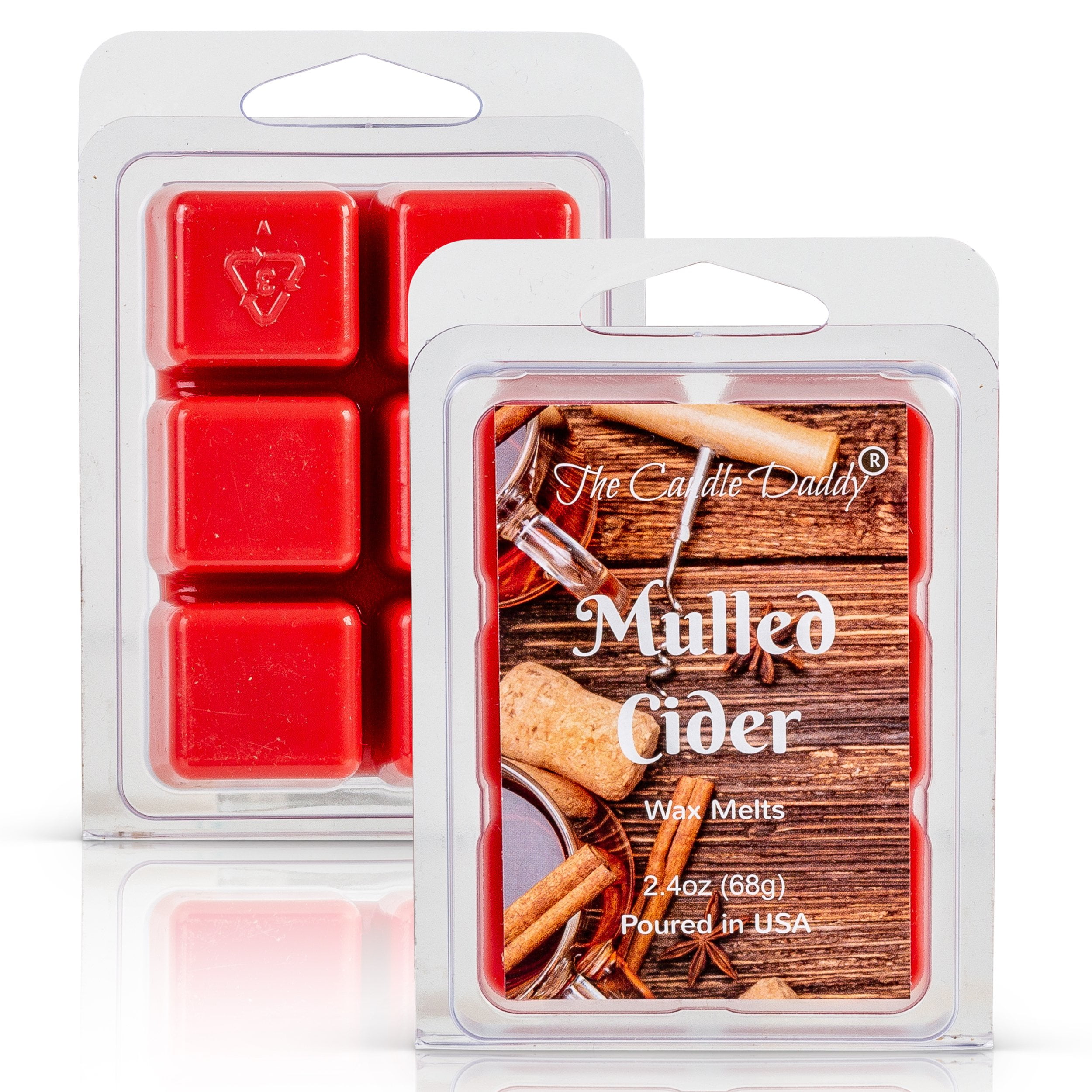 Mulled Cider Scented Wax Melt 1 Pack 2 Ounces 6 Cubes