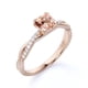 thumbnail image 3 of JeenMata Alianza de Boda Curvada con Forma de Nube de Diamantes de Talla Redonda de 0,15 TCW y Pavé Festoneado en Oro Negro de 10 K, 3 of 6