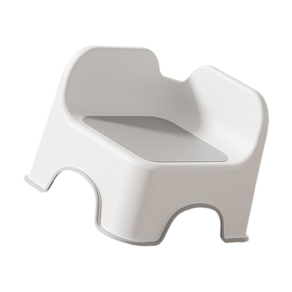 Fzaqwen Kids Small Stool Foot Stool Shower Bench Ergonomic Lightweight Stable Shoe Stool Grey