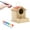 1Pcs, variant on Bird House Kits for Adult, Wooden DIY Birdhouse Kit, Outdoor Woodworking Crafts Freestyle Painting, Arts and Crafts Projects with Paints & Brushes, Hanging Birdhouse for Garden Yard Decor Gifts (