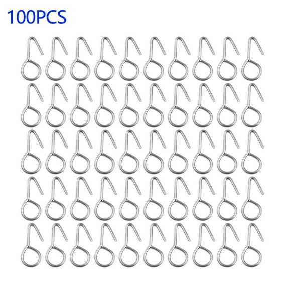 Metal Ring Tail S-Hooks for Car Truck SUV Auto Seat Covers Hot 100pcs Hook