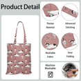 thumbnail image 2 of Cat Lover Gift Tote – Adorable Cat-Themed Print Canvas Bag, 2 of 6