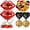 Red Black Leopard, variant on Silver BRIDE Letter Balloons 40 Inch, Big Balloons Banner for Wedding Engagement Bachelorette Bridal Shower, Bride To Be Party Decorations and Supplies