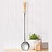 thumbnail image 3 of Zendeu Wood-Handle Paella Skimmer Spoon (26 inch Long), 3 of 4