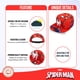 thumbnail image 2 of Gorra de béisbol Marvel Spiderman para niños, sombrero y gorra ajustada para niños, gorra de béisbol Spiderman de ala plana en diseño rojo, 2 of 5