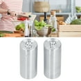 thumbnail image 4 of Condiment Jar, Wear Resistant Seasoning Container Easy To Clean Brushed  For Restaurant Golden,Stainless Steel Color, 4 of 8