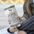 thumbnail image 3 of Athenstics Advice From A Horse Tumbler Mug With Lid 20oz Sunflower And Horse Girl Gifts Jewelry Style Insulated Coffee Cups With Motivational Sayings Stainless Steel Tumblers Cups, 3 of 6