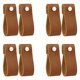 thumbnail image 1 of Tiradores de cuero para cajones 8 piezas Perillas de cuero para tocador Manijas de cuero puro hechas a mano para puertas de gabinetes Una, 1 of 5