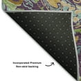 thumbnail image 3 of Addison Rugs Mayfield Washable Transitional Paisley Purple Rectangle Rug, 3' x 5', 3 of 5
