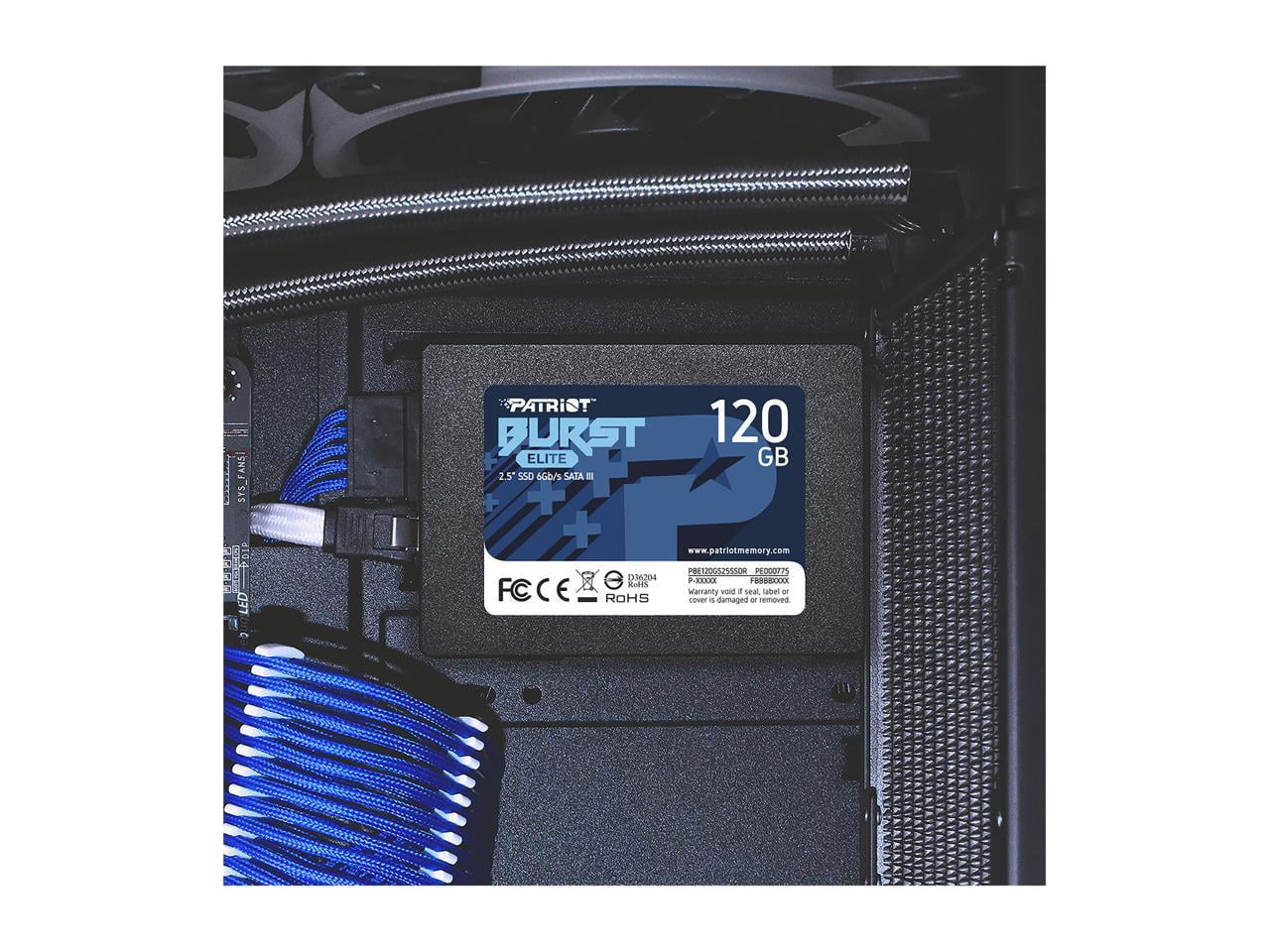Patriot Burst Elite 120GB Internal SSD - SATA 3 2.5" - Solid State Drive - PBE120GS25SSDR