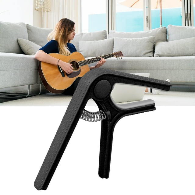 Guitar Capo, Clip Clamp With Non Slip Point Universal Great Protection Ukulele Electric Guitar Capo For Acoustic Electric Guitars Bass Mandolin Ukulele