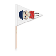 thumbnail image 1 of Drapeau Pays de Norvège eu Cure-Dent Triangle Toppers de Cupcake Drapeau, 1 of 3
