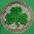 thumbnail image 3 of CafePress - Shamrock And Celtic Kn Women's V Neck Dark T Shirt - Women's V-Neck Dark T-Shirt, 3 of 4