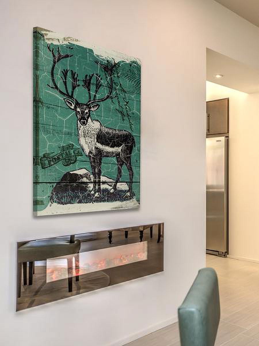 "Woodland" Painting Print on Wrapped Canvas