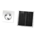 thumbnail image 3 of Accesorio de extractor de energía solar, robusto, profesional, eficiente y silencioso, 12 V Blanco de 8 pulgadas, 3 of 9