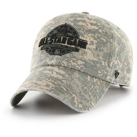 MLB '47 2018 All-Star Game Officer Clean Up Adjustable Hat - Camo - (Best Way To Clean Baseball Hat)